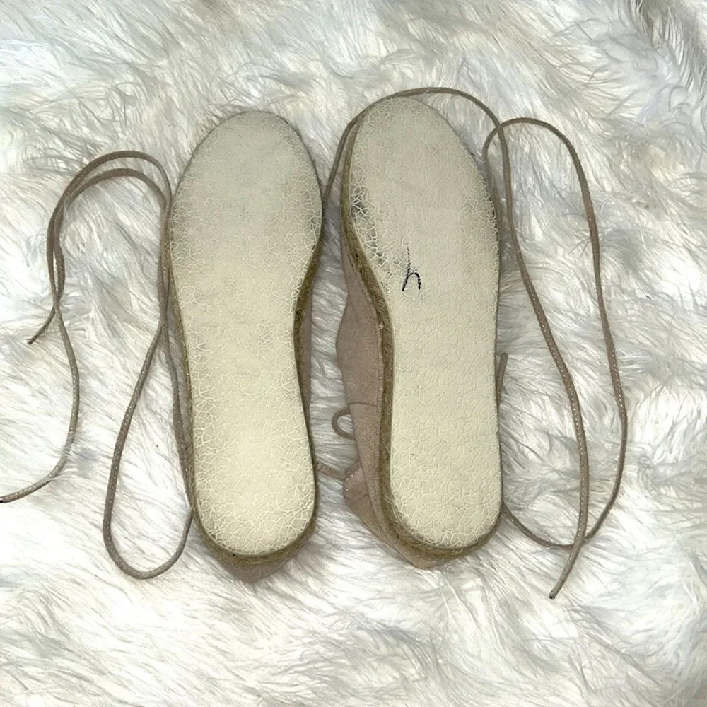 STEVE MADDEN Errin tan suede spadrille size 10B
